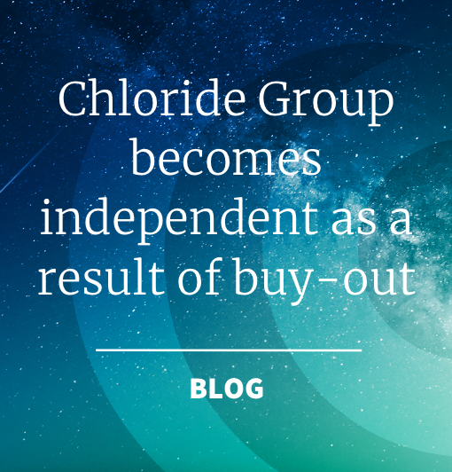 Thumbnail image for article Chloride Group becomes independent as a result of buy-out 